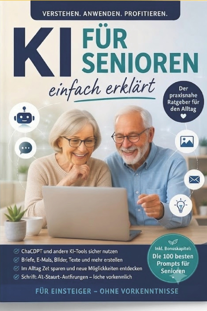 "KI für Senioren - einfach erklärt": Verstehen, Anwenden-Profitieren cover