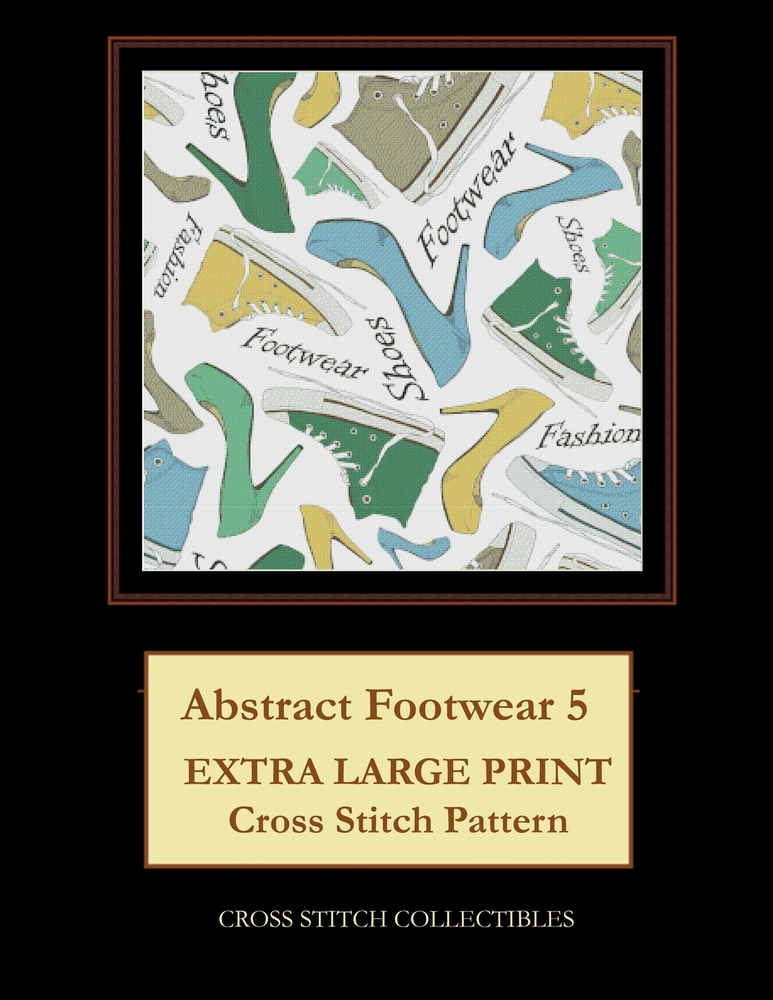 Abstract Footwear 5: Extra Large Print Cross Stitch Collectibles cover