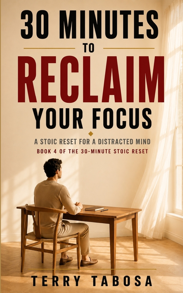 30 Minutes to Reclaim Your Focus: A Stoic Reset for a Distracted Mind cover