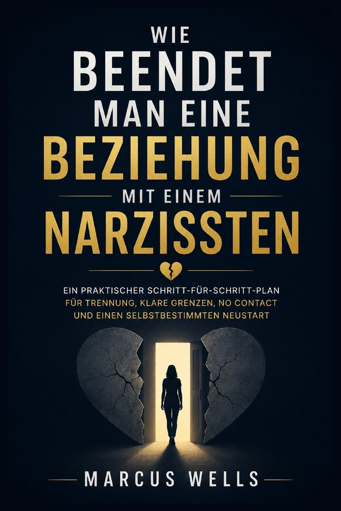 Wie Beendet Man Eine Beziehung Mit Einem Narzissten: Ein praktischer Schritt-für-Schritt-Plan für Trennung, klare Grenzen, No Contact und einen selbst cover