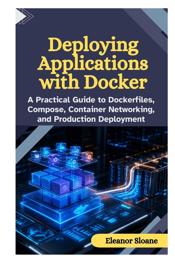 Deploying Applications with Docker: A Practical Guide to Dockerfiles, Compose, Container Networking, and Production Deployment cover