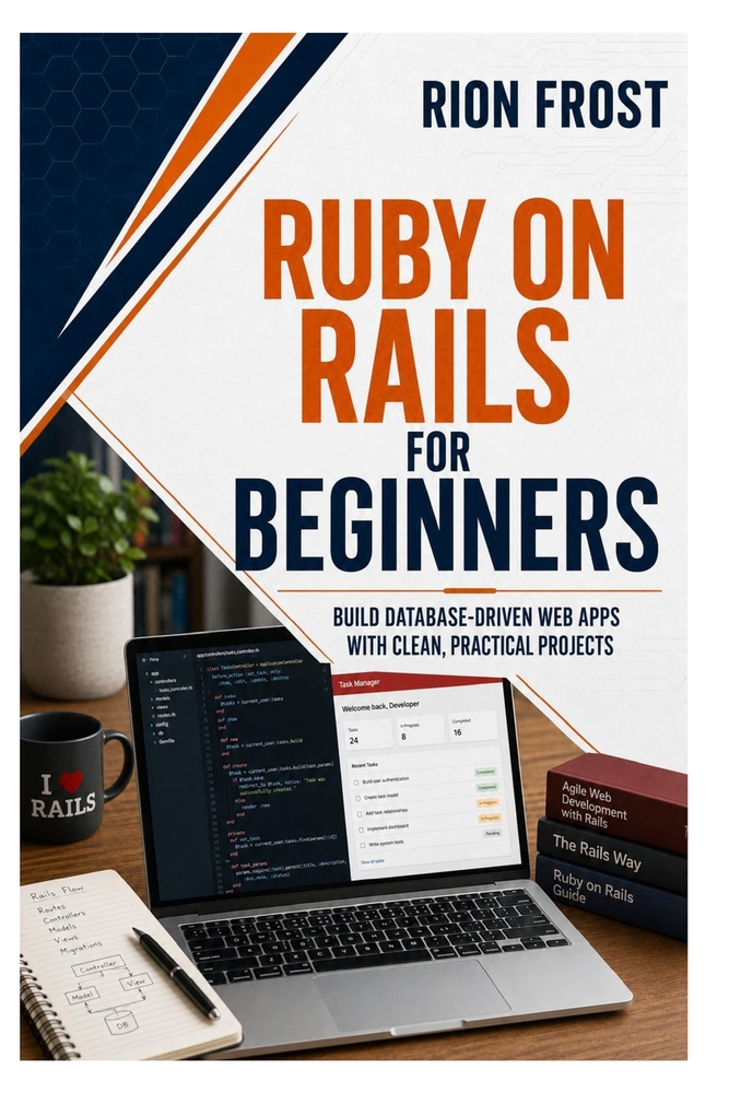 Ruby on Rails for Beginners: Build Database-Driven Web Apps with Clean, Practical Projects cover