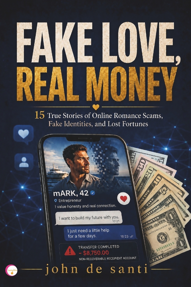 Fake Love, Real Money: 15 True Stories of Online Romance Scams, Fake Identities, and Lost Fortunes cover