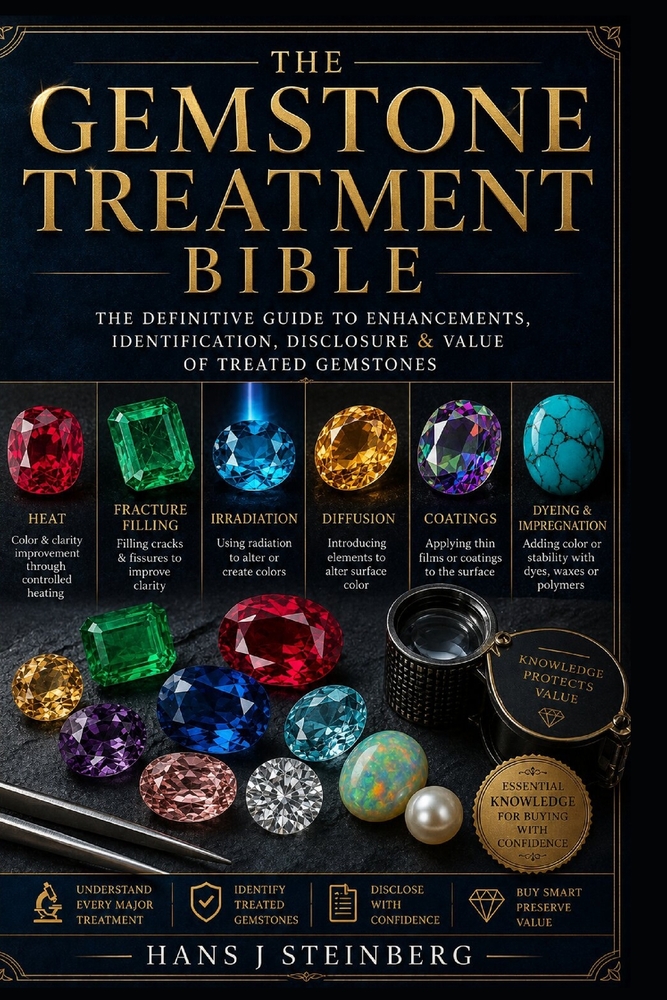 The Gemstone Treatment Bible: The Definitive Guide to Gemstone Treatments, Enhancements, Identification, Disclosure, and Value cover