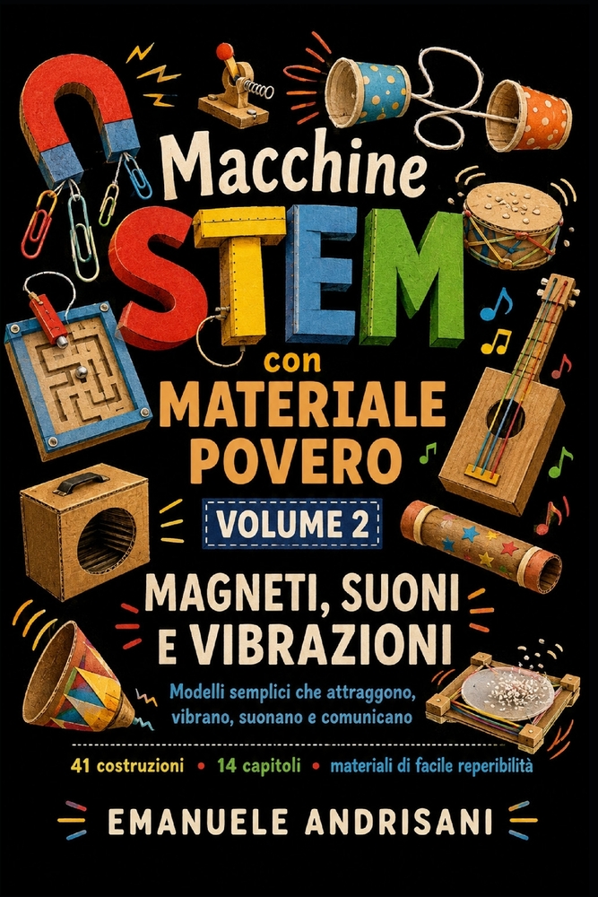 Macchine Stem Con Materiale Povero Volume 2: MAGNETI, SUONI E VIBRAZIONI - Modelli semplici che attraggono, vibrano, suonano e comunicano cover