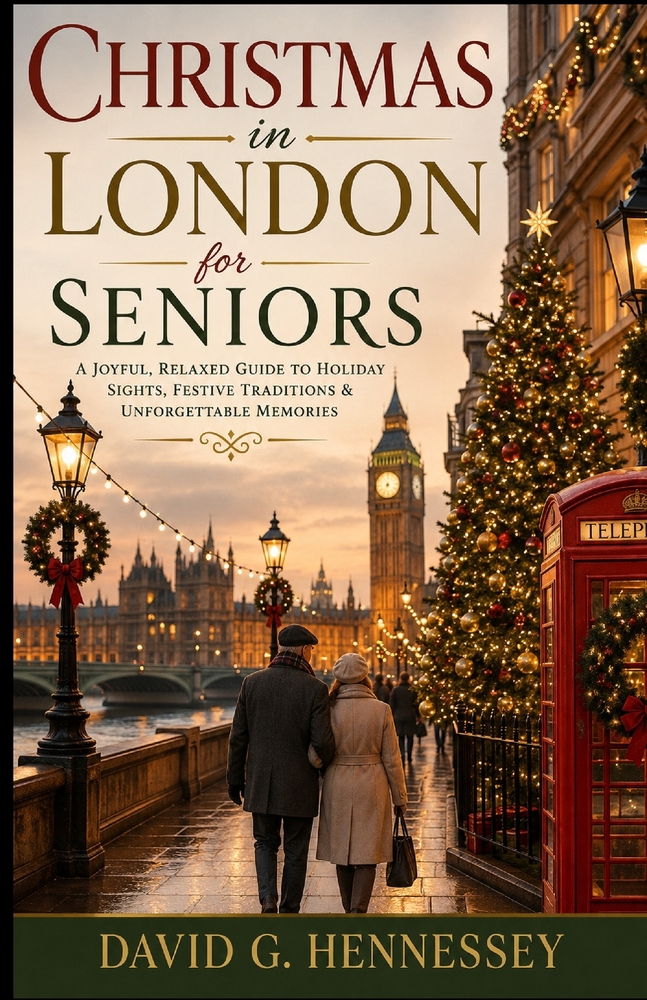 Christmas in London for Seniors: Joyful, Relaxed Guide to Holiday Sights, Festive Traditions & Unforgettable Memories cover