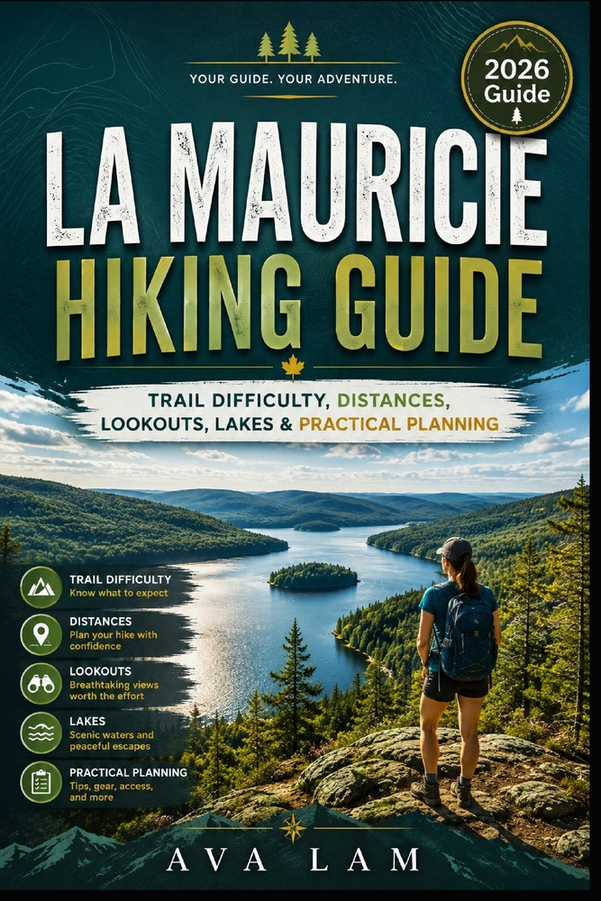 La Mauricie Hiking Guide: Trail Difficulty, Distances, Lookouts, Lakes & Practical Planning cover