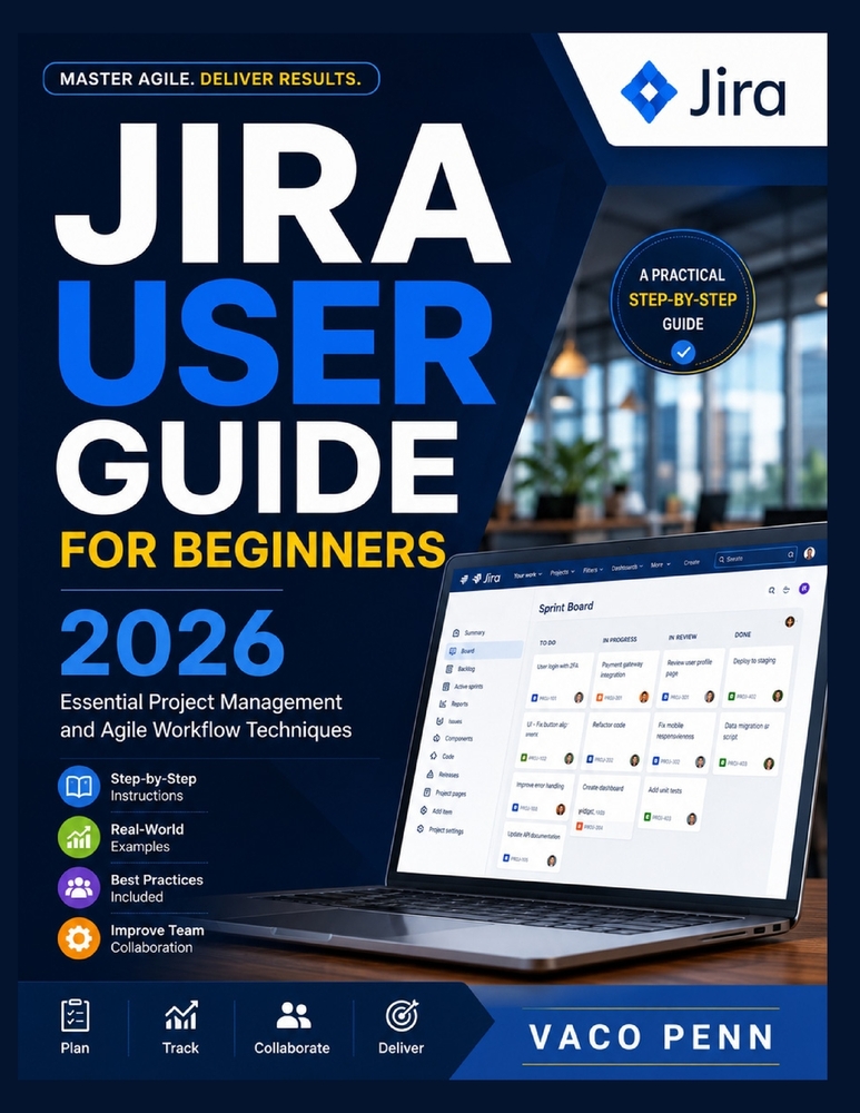 Jira User Guide for Beginners 2026: Essential Project Management and Agile Workflow Techniques cover