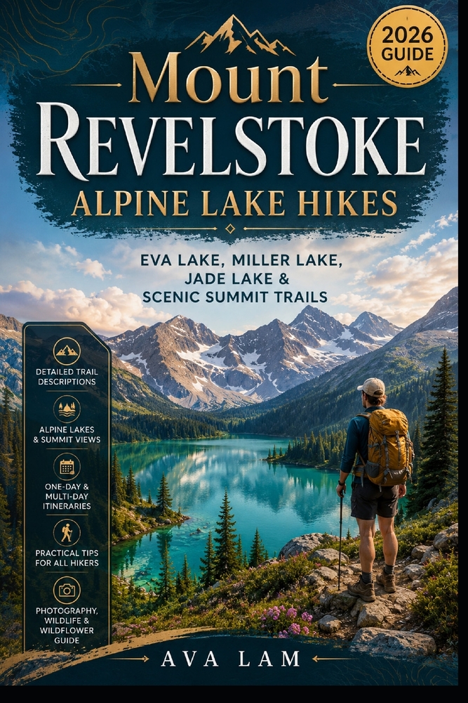 Mount Revelstoke Alpine Lake Hikes: Eva Lake, Miller Lake, Jade Lake & Scenic Summit Trails cover