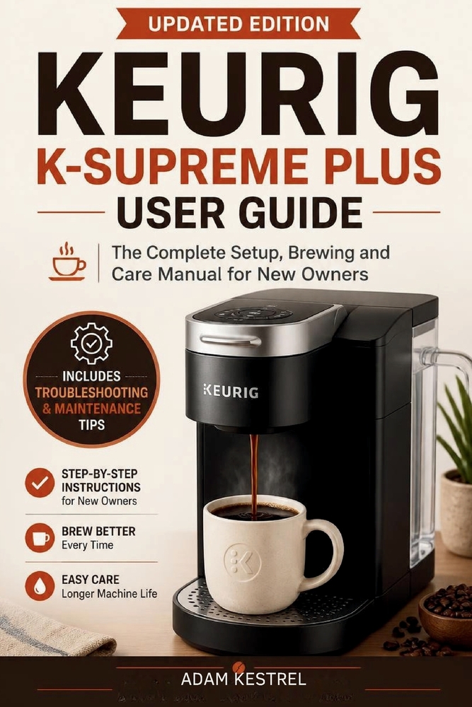 Keurig K-Supreme Plus User Guide: The Complete Setup, Brewing and Care Manual for New Owners cover