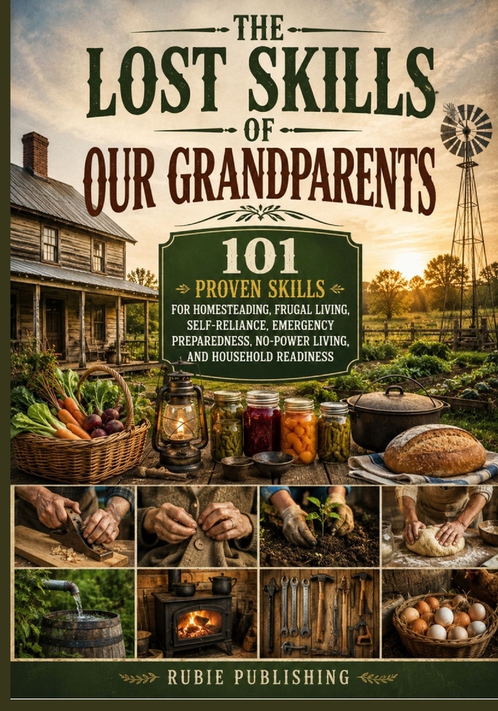 The Lost Skills of Our Grandparents: 101 Proven Skills for Homesteading, Frugal Living, Self-Reliance, Emergency Preparedness, No-Power Living, and Ho cover
