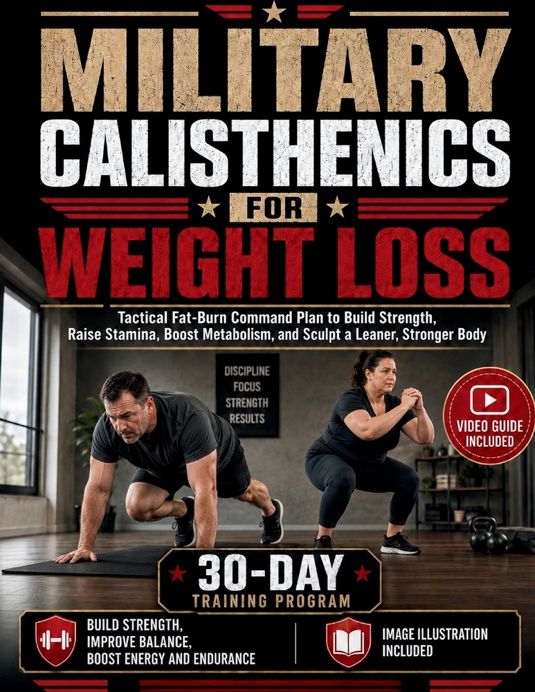 Military Calisthenics for Weight Loss: Tactical Fat-Burn Command Plan to Build Strength, Raise Stamina, Boost Metabolism, and Sculpt a Leaner, Stronge cover