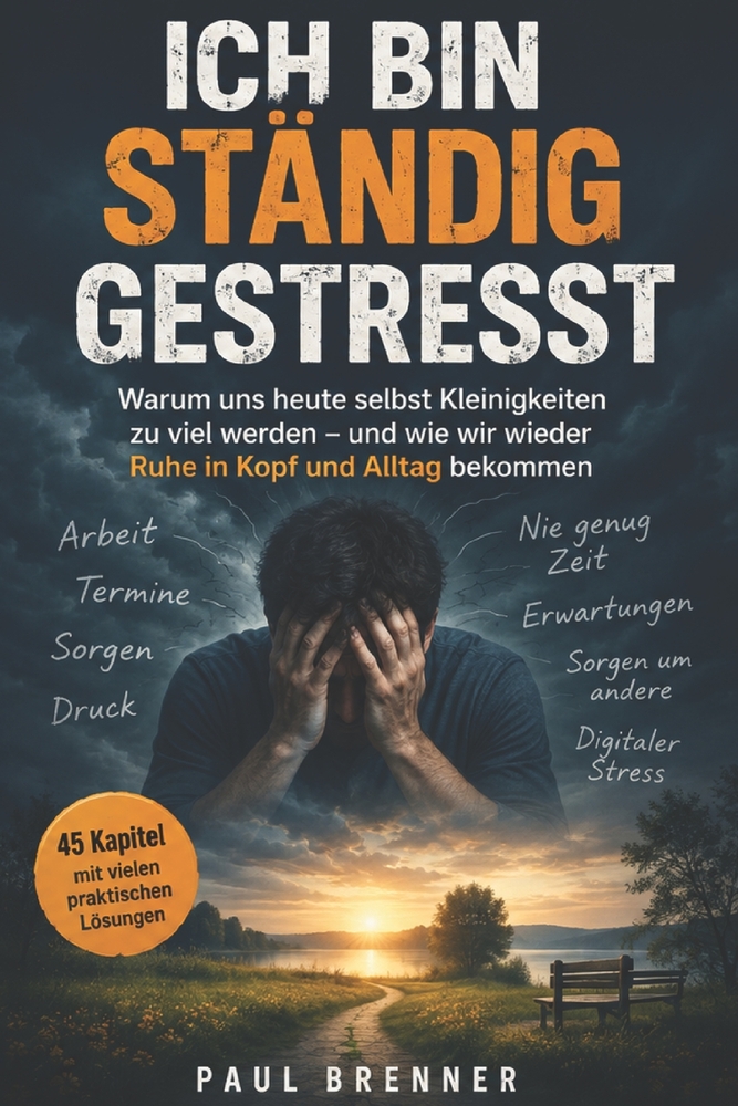 Ich Bin Ständig Gestresst: Warum uns heute selbst Kleinigkeiten zu viel werden - und wie wir Dauerstress abbauen und wieder Ruhe in Kopf und Alltag be cover