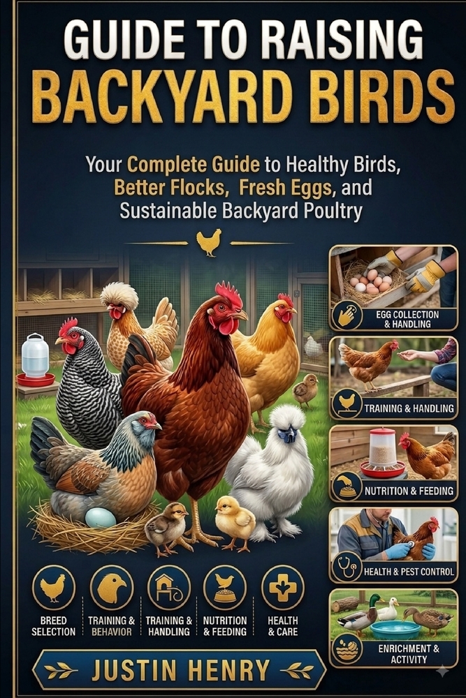 Guide to Raising Backyard Birds: Your Complete Guide to Healthy Birds, Better Flocks, Fresh Eggs, and Sustainable Backyard Poultry cover