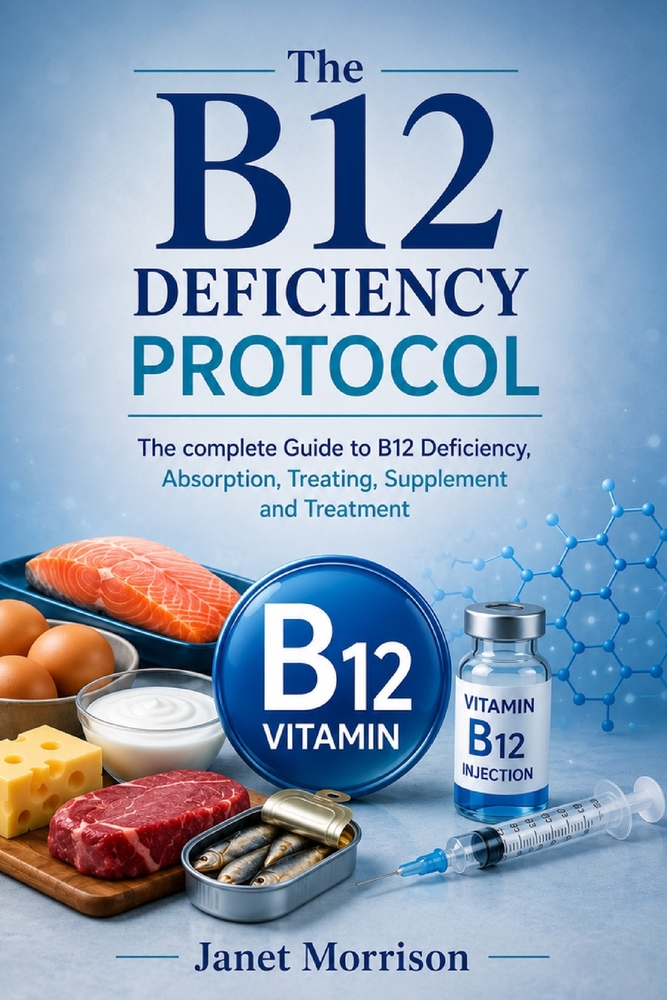 The B12 Deficiency Protocol: The complete Guide to B12 Deficiency, Absorption, Treating, Supplement and Treatment cover