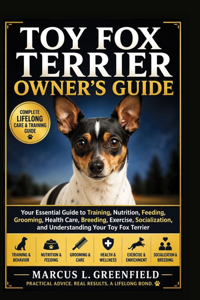 Toy Fox Terrier Owner's Guide: Your Essential Guide to Training, Nutrition, Feeding, Grooming, Health Care, Breeding, Exercise, Socialization, and Und cover
