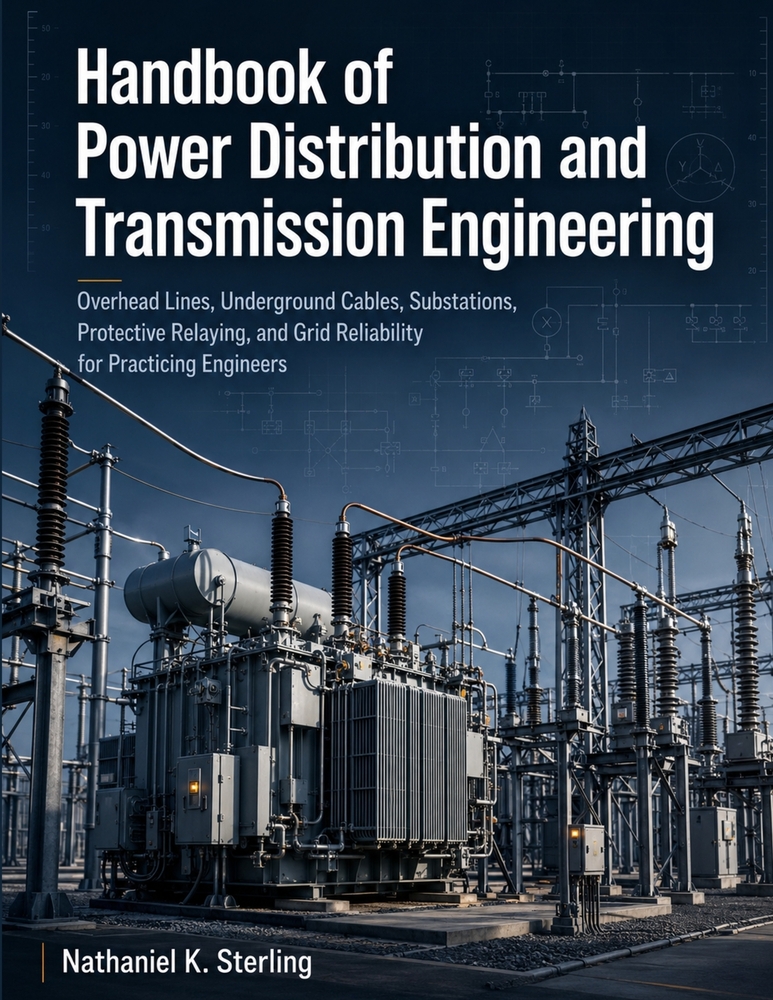 Handbook of Power Distribution and Transmission Engineering: Overhead Lines, Underground Cables, Substations, Protective Relaying, and Grid Reliabilit cover