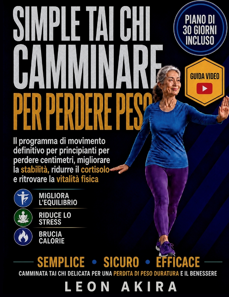 Simple Tai CHI Camminare Per Perdere Peso: Il programma di movimento definitivo per principianti per perdere centimetri, migliorare la stabilità, ridu cover
