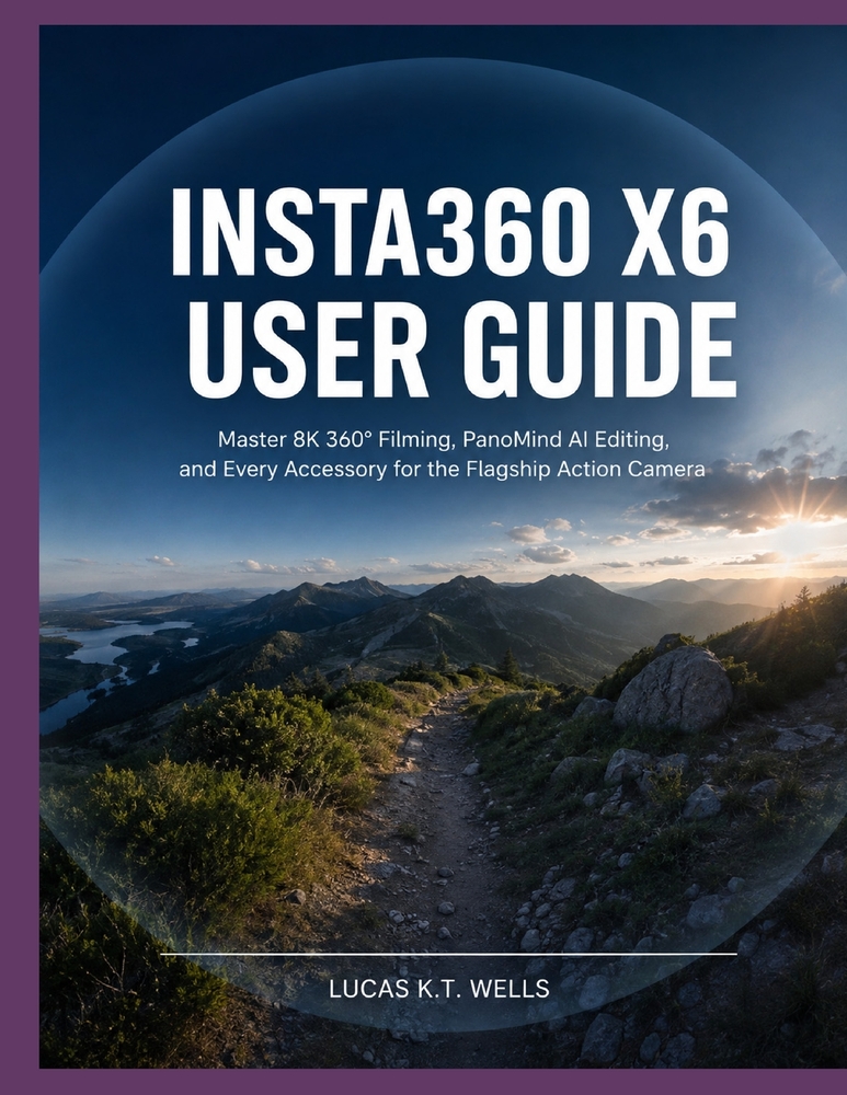 Insta360 X6 User Guide: Master 8K 360° Filming, PanoMind AI Editing, and Every Accessory for the Flagship Action Camera cover
