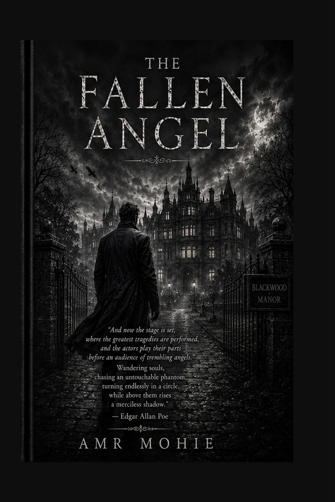 The Fallen Angel: "And now the stage is set, where the greatest tragedies are performed, and the actors play their parts before an audience of trembli cover