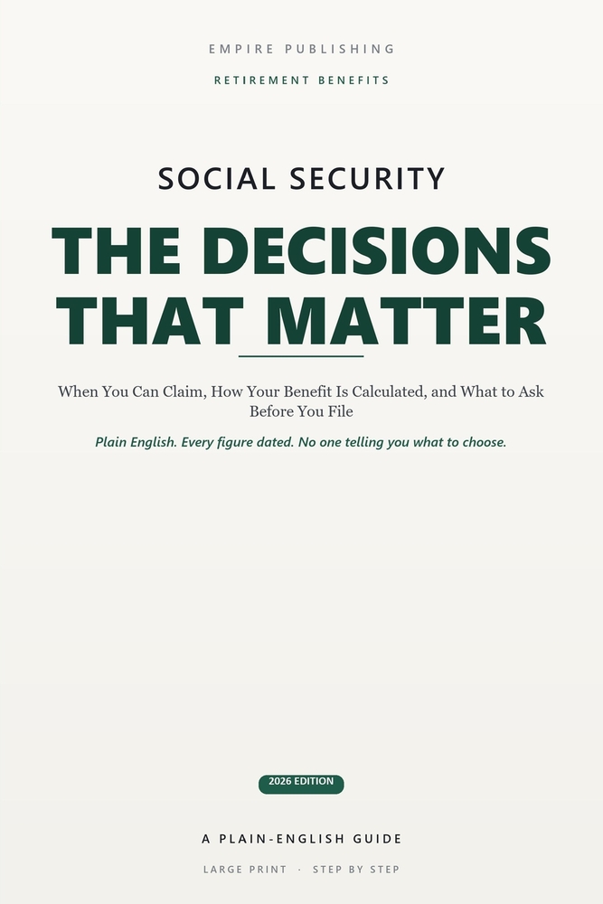 Social Security: The Decisions That Matter: A Plain-English Guide to When You Can Claim, How Your Benefit Is Calculated, and the Questions to Ask Befo cover