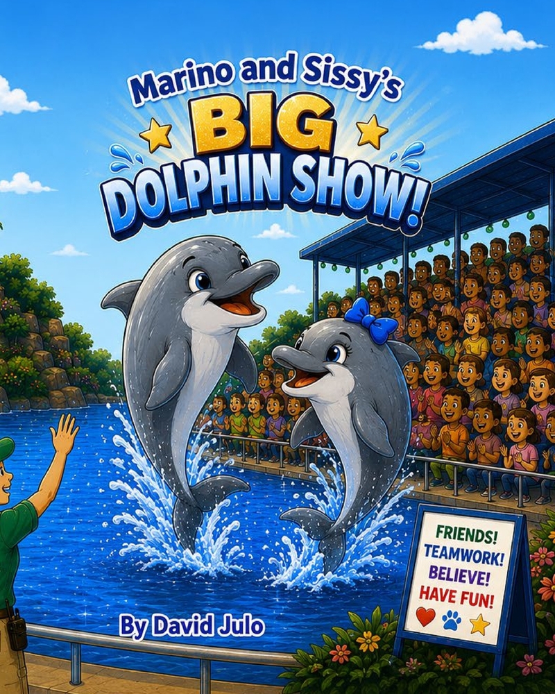 Marino and Sissy's Big Dolphin Show: Aquarium Dolphin Show exhibit and Dolphins cover