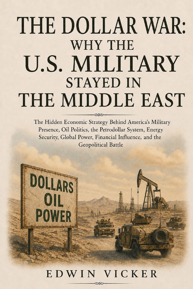 The Dollar War: Why the U.S. Military Stayed in the Middle East: The Hidden Economic Strategy Behind America's Military Presence, Oil Politics, the Pe cover