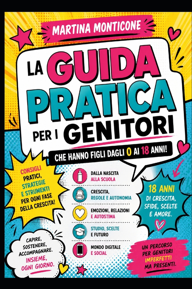 La guda Pratica per i genitori che hanno figli dagli 0 ai 18 anni!: come comportarsi con i bambini, ragazzi e giovani adulti azioni efficaci e concret cover