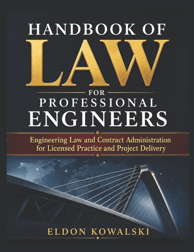 Handbook of Law for Professional Engineers: Engineering Laws and Contract Administration for Licensed Practice and Project Delivery. cover