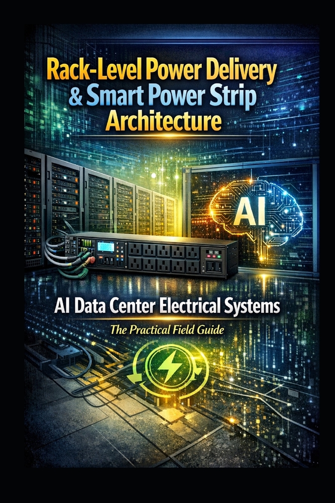 Rack-Level Power Delivery & Smart Power Strip Architecture: AI Data Center Electrical Systems - The Practical Field Guide cover