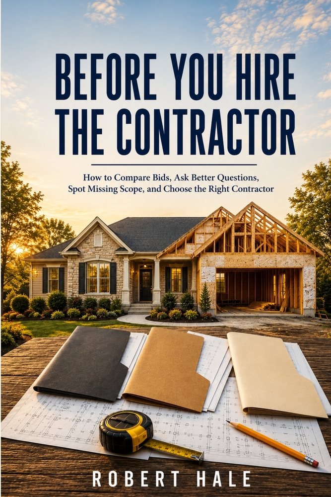 Before You Hire the Contractor: How to Compare Bids, Ask Better Questions, Spot Missing Scope, and Choose a Contractor for a Major Home Project cover