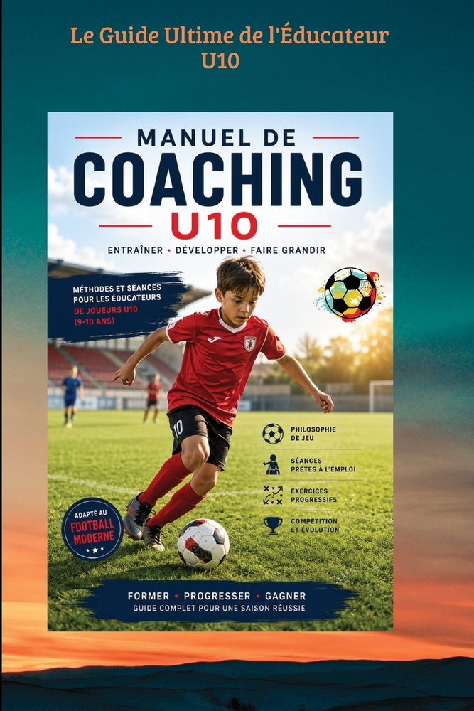 Le Guide Ultime de l'Éducateur U10: Planification, Exercices et Pédagogie de Septembre à Juin 80 seances, pour Maîtriser le Terrain et Faire Progresse cover