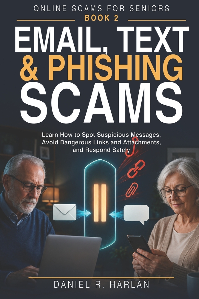 Email, Text & Phishing Scams: Learn How to Spot Suspicious Messages, Avoid Dangerous Links and Attachments, and Respond Safely cover