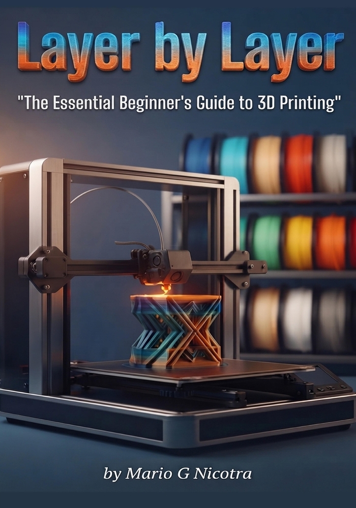 Layer by Layer: The Essential Beginner's Guide to 3D Printing cover