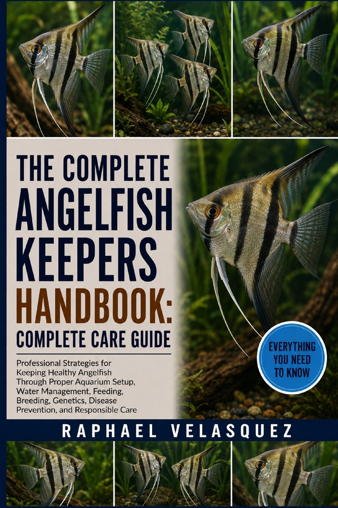 The Complete Angelfish Keepers Handbook: COMPLETE CARE GUIDE: Professional Strategies for Keeping Healthy Angelfish Through Proper Aquarium Setup, Wat cover