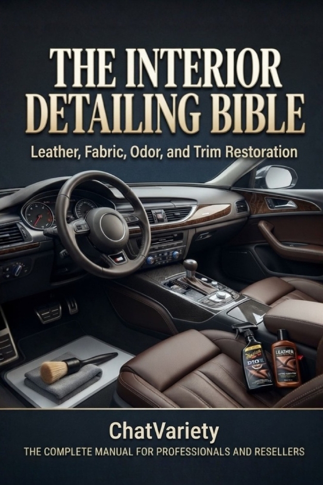 The Interior Detailing Bible: Leather, Fabric, Odor, and Trim Restoration cover