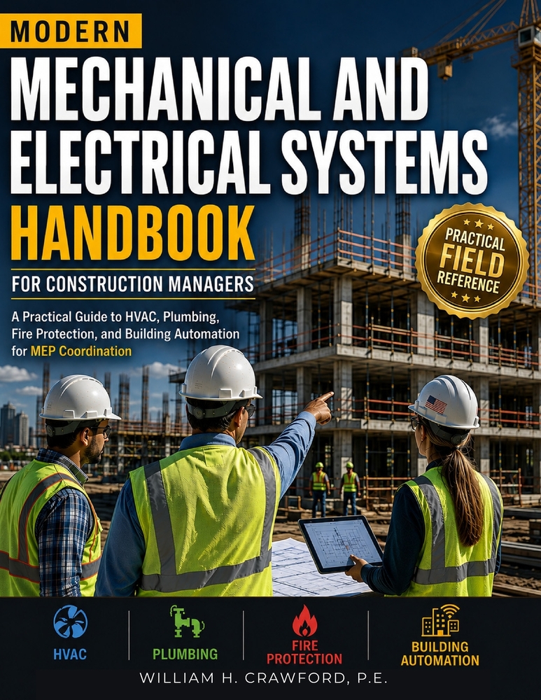 Modern Mechanical and Electrical Systems Handbook for Construction Managers: A Practical Guide to HVAC, Plumbing, Fire Protection, and Building Automa cover