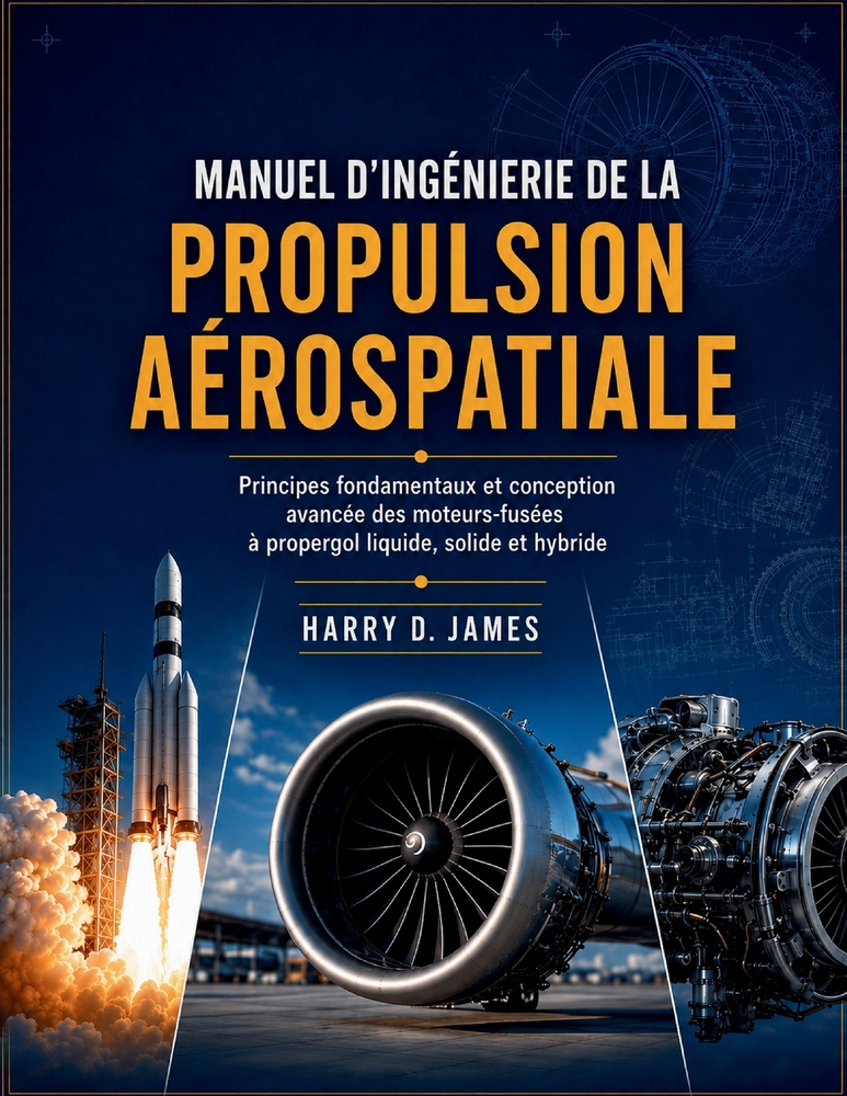Manuel d'ingénierie de la propulsion aérospatiale: Principes fondamentaux et conception avancée des moteurs-fusées à propergol liquide, solide et hybr cover