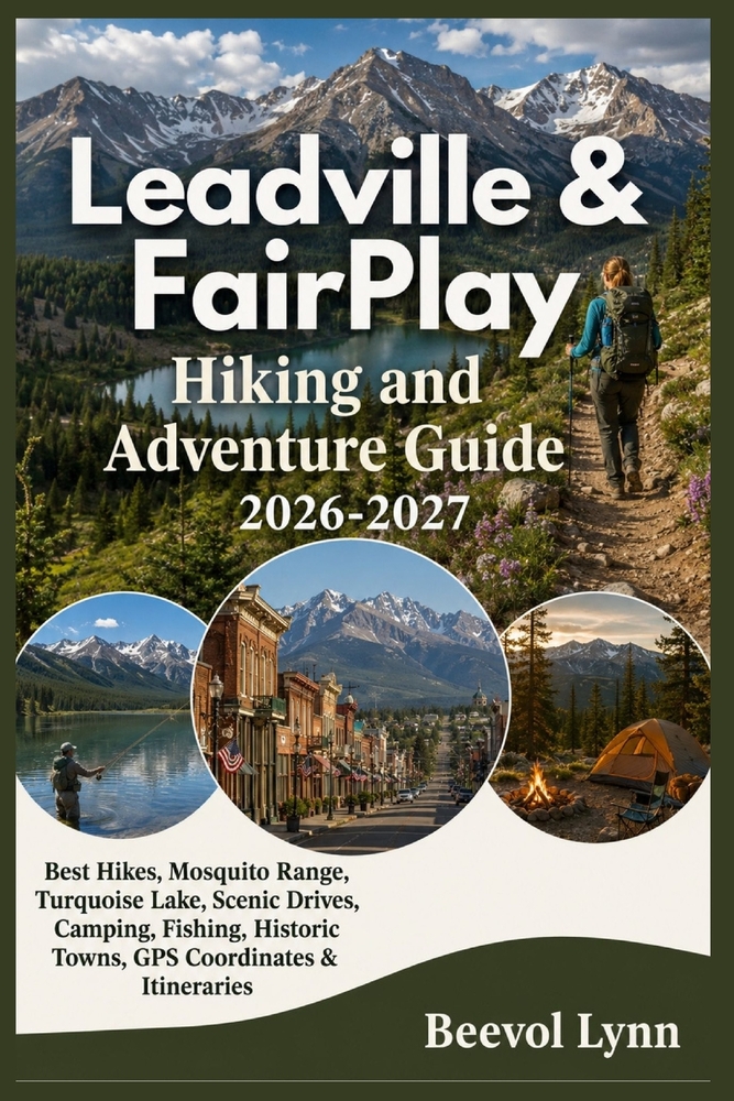 Leadville & FairPlay Hiking and Adventure Guide 2026-2027: Best Hikes, Mosquito Range, Turquoise Lake, Scenic Drives, Camping, Fishing, Historic Towns cover