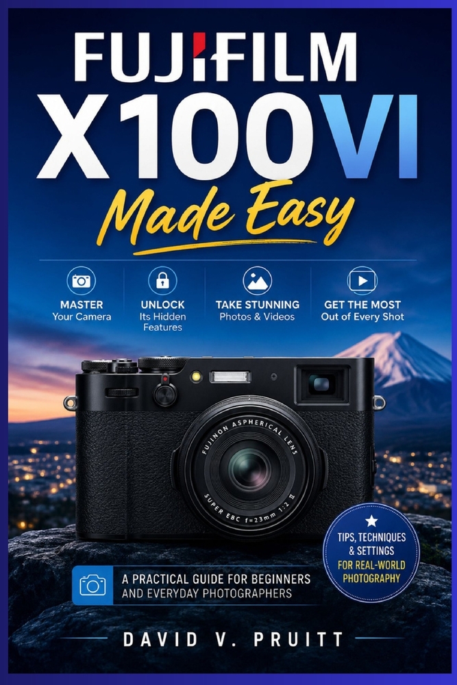 FUJIFILM X100VI Made Easy: Mastering Your Camera, Unlocking Its Hidden Features, Taking Stunning Photos & Videos, and Getting the Most Out of Every Sh cover