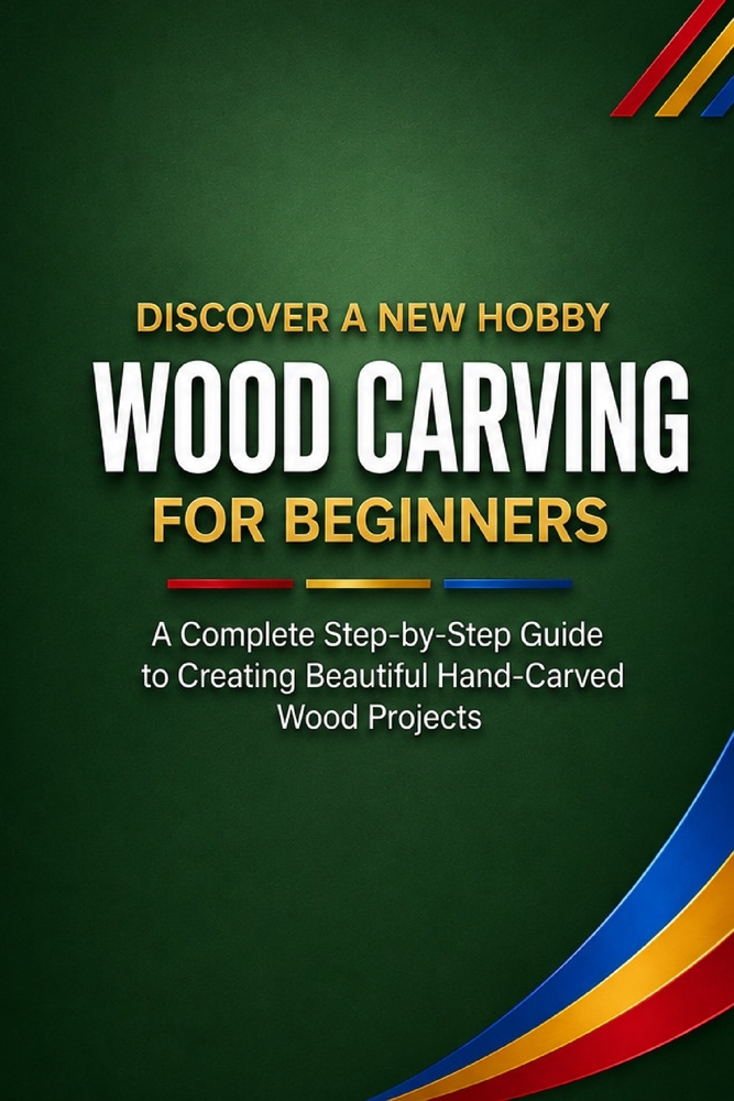 Wood Carving for Beginners: A Complete Step-by-Step Guide to Creating Beautiful Hand-Carved Wood Projects cover