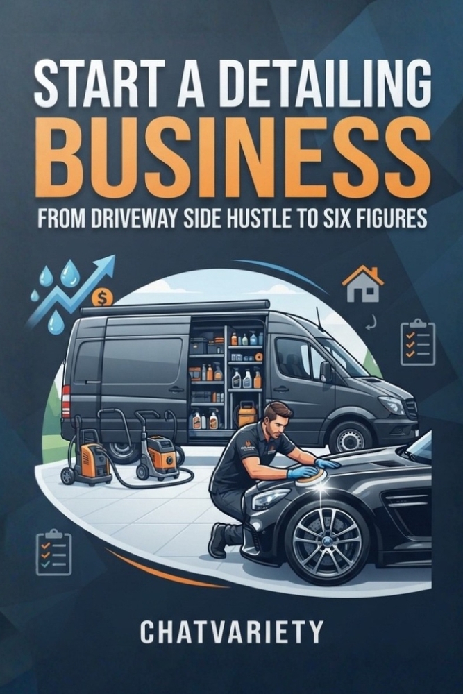 Start a Detailing Business: From Driveway Side Hustle to Six Figures cover