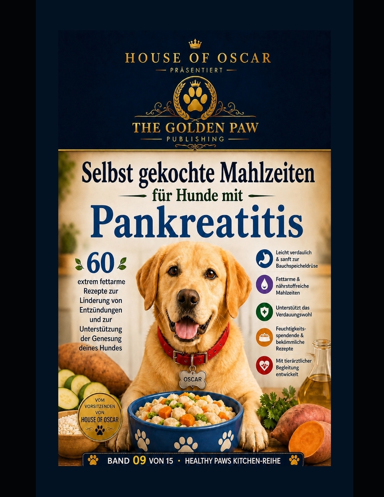 Selbst gekochte Mahlzeiten für Hunde mit Pankreatitis: 60 extrem fettarme Rezepte zur Linderung von Entzündungen und zur Unterstützung der Genesung de cover