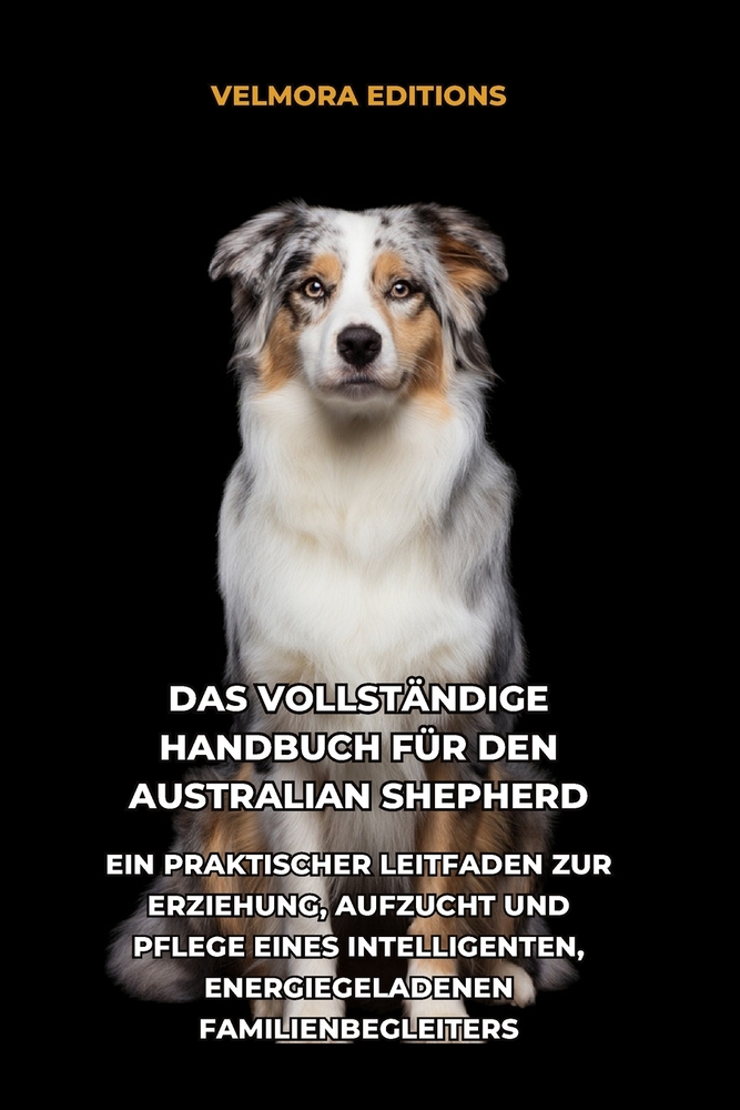 Das Vollständige Handbuch für den Australian Shepherd: Ein Praktischer Leitfaden zur Erziehung, Aufzucht und Pflege eines Intelligenten, Energiegelade cover