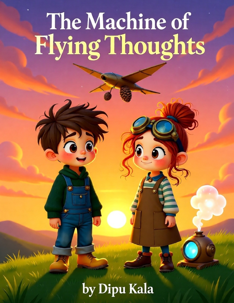 The Machine of Flying Thoughts: A Story About Mistakes, Big Ideas, and the Magic of Trying Again cover