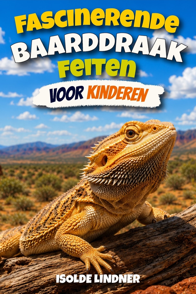 Fascinerende Baarddraak-feiten voor slimme kinderen: Ontdek Australië's geweldige hagedissen en hun ongelooflijke overlevingsvaardigheden in de woesti cover