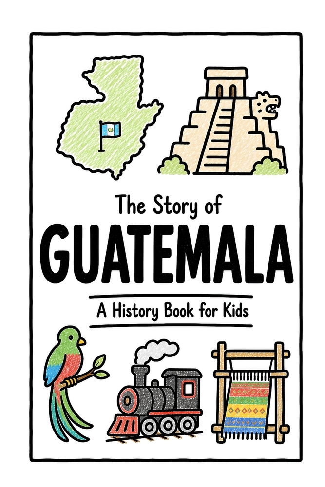 The Story of Guatemala - A History Book for Kids: A Fun, Educational, and Illustrated Journey Through Guatemalan History for Children and Curious Mind cover