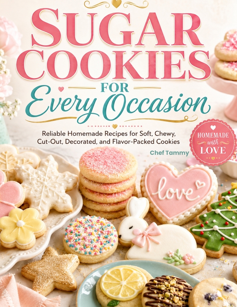 Sugar Cookies for Every Occasion: Reliable Homemade Recipes for Soft, Chewy, Cut-Out, Decorated, and Flavor-Packed Cookies cover