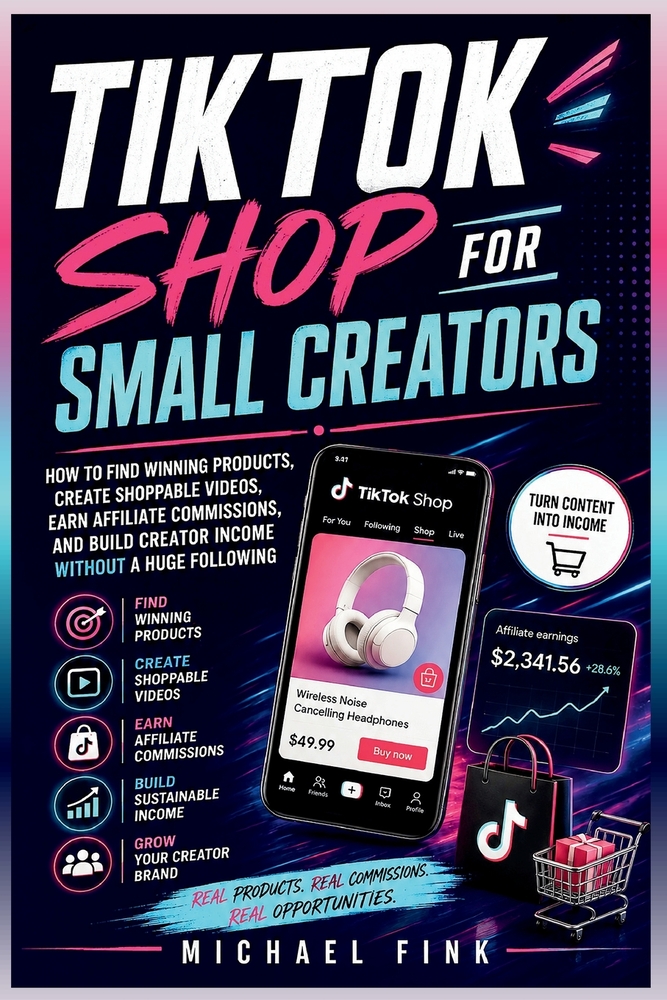 TikTok Shop for Small Creators: How to Find Winning Products, Create Shoppable Videos, Earn Affiliate Commissions, and Build Creator Income Without a cover