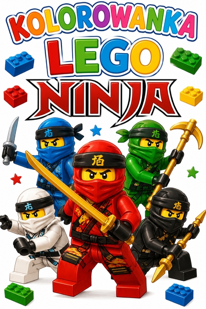 Kolorowanka Lego Ninja cover